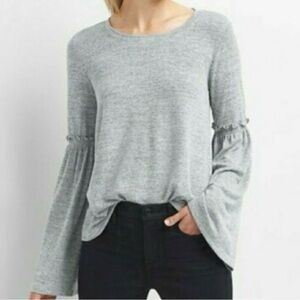 GAP Light Gray Women's Long Sleeve Top
